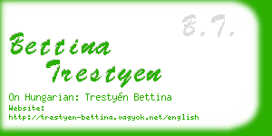 bettina trestyen business card