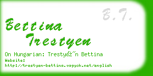 bettina trestyen business card